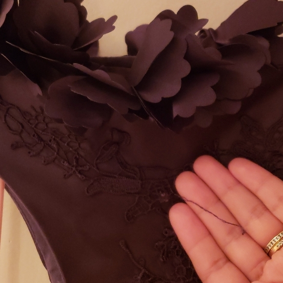 Just Couture Girls Petal Sleeve Dress - Picture 4 of 9